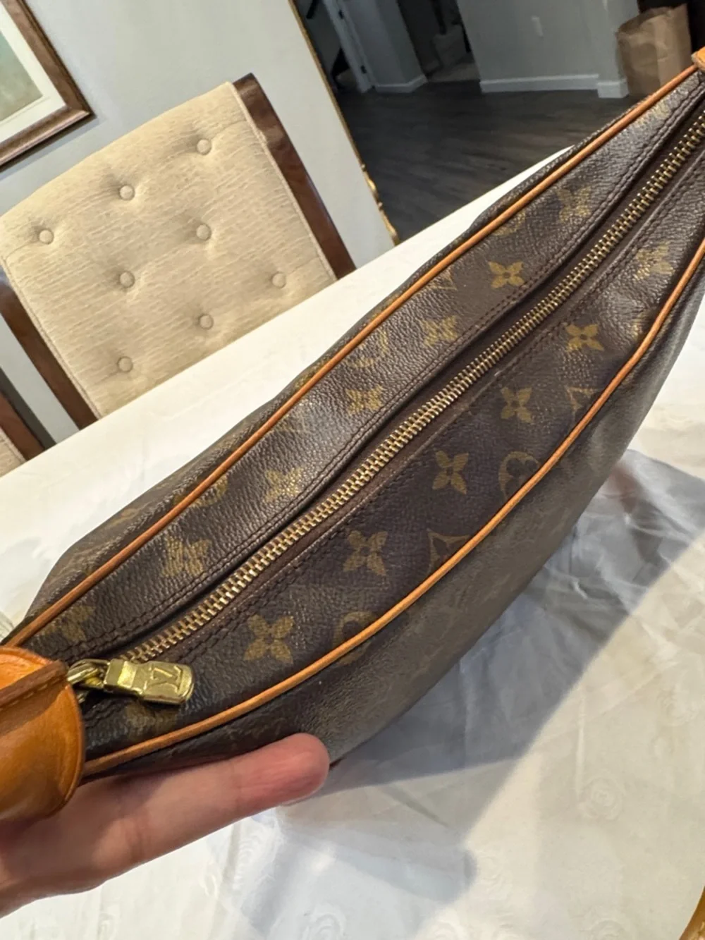Authentic Louis Vuitton Monogram Boulogne Shoulder Bag